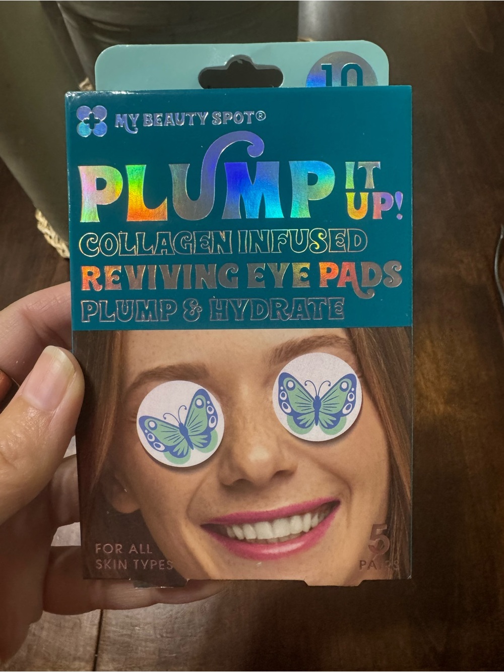 My Beauty Spot Pump It Up Collagen Infused Reviving Eye Pads – 5 Pairs